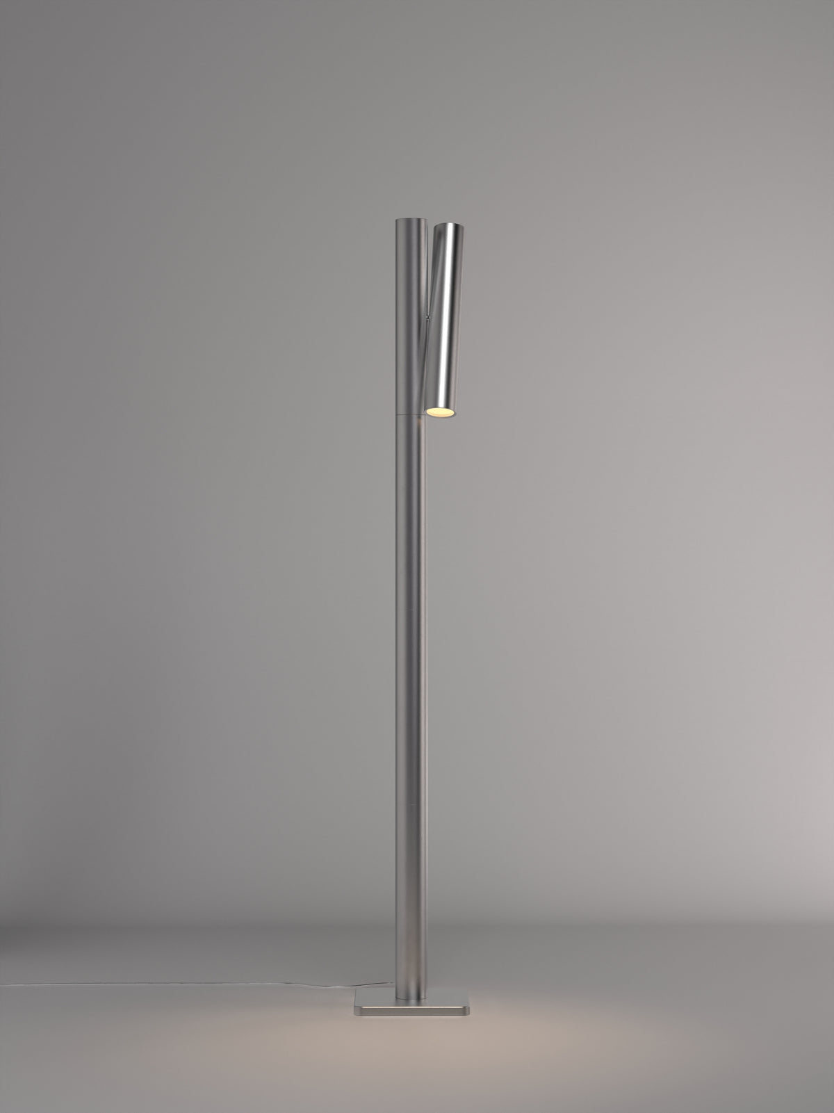 Pivot Floor Lamp, Aluminium– Stem Design