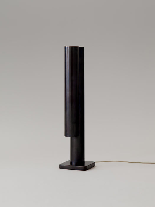 Pivot Table Lamp, Darkened Brass